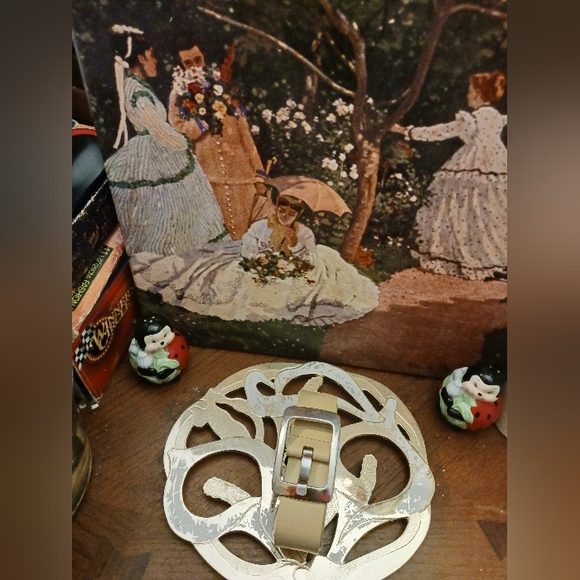 Express Italian Leather Belt, Size S, Cream,MADE IN ITALY🇮🇹 NICE! 🛍👖 - Picture 9 of 12